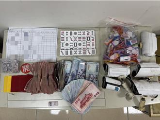 中壢竹聯幫信堂賭場被抄！30萬賭資「藏冷凍庫」全被搜出