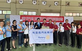 桃園市西門扶輪社捐贈影像式喉頭鏡 助消防局提升急救品質
