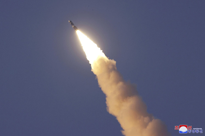 南韓軍方表示，北韓8日上午朝日本海發射彈道飛彈。（資料照／美聯社）