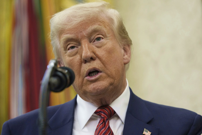美國總統川普呼籲俄國接受停火協議，否則將遭制裁。（資料照/美聯社）