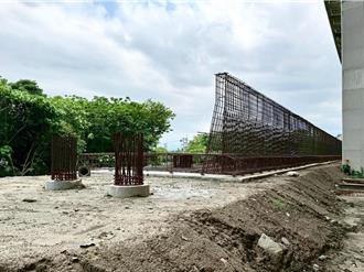 新北二重疏洪道左岸加高工程进度达8成 降低五股溢淹风险