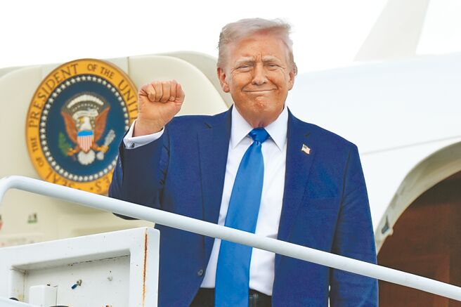 美國總統川普證實卡達將贈送一架波音飛機。（資料照/美聯社）