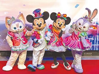 香港迪士尼主題列車駛進北捷