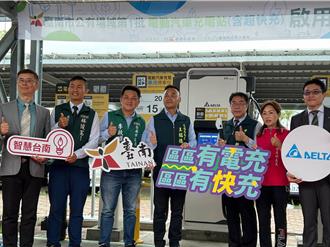 台南電動車主福音！全台首創「區區有充電站」正式啟用