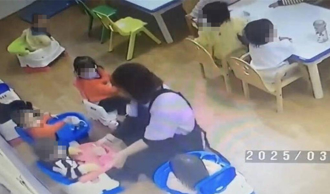 台中某托嬰中心爆8名幼兒受虐 強拉倒地害頭撞地板
