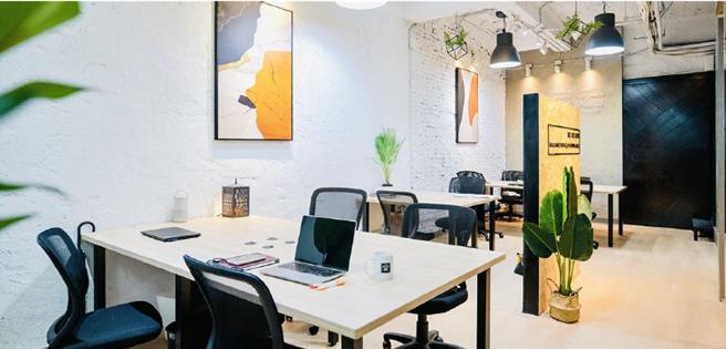 花莲玉里镇公所鼓励青年返乡创业，规画打掉1处老旧员工宿舍，重建成「青年创业基地中心」；图为青创基地中心内部示意图。（玉里镇公所提供／罗亦晽花莲传真）