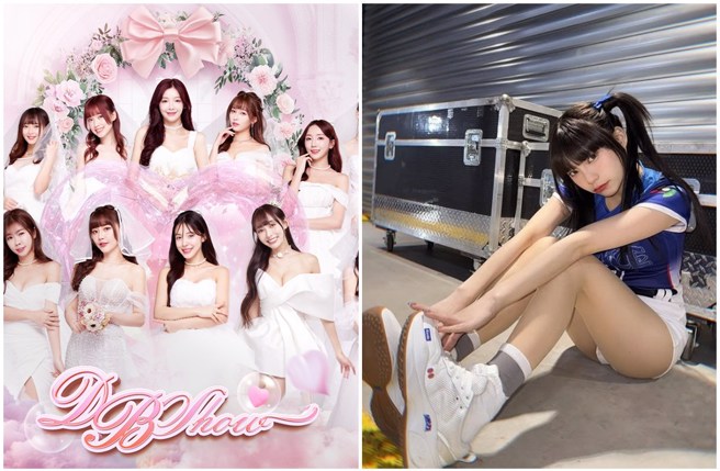 霖霖才駁偷吃人夫，味全龍啦啦隊今天公開「小龍女主題日」，由於造型是穿婚紗，讓不少網友揶揄：「懂流量」。(圖／味全龍Dragons臉書、leelin0 IG)