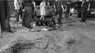 台東凌晨驚傳砍人案 年輕男遭圍砍血濺小吃部