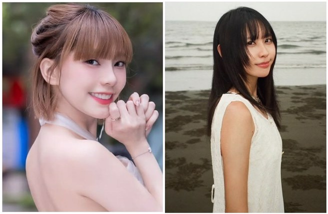 李芷婷(右)遭誤認成李芷霖(左)，收到許多網友關切訊息。（圖／leelin0、zhiting_li IG）