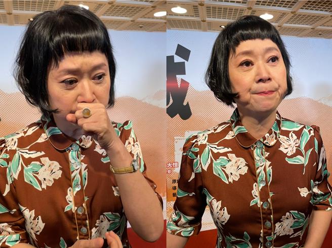 王月講到S家人可能的自責忍不住哽咽。（林淑娟攝）