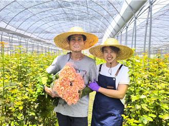 找回丰原玫瑰记忆！台中花农夫妻温室种植 社区营造推广在地产业