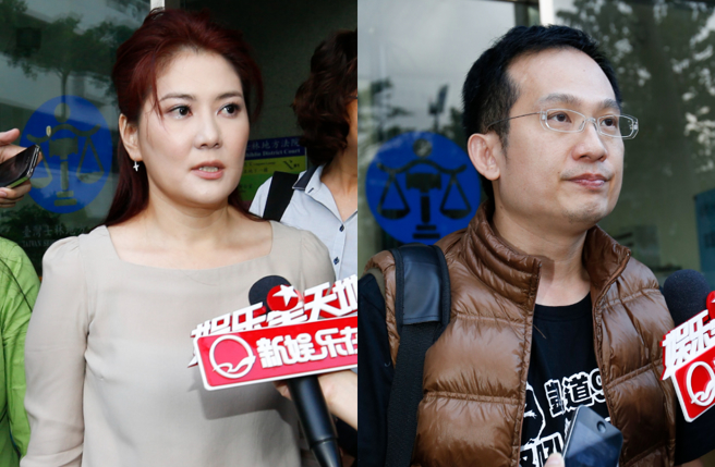 薛楷莉與顏冠得離婚後鬧上法院。（圖／陳振堂攝）