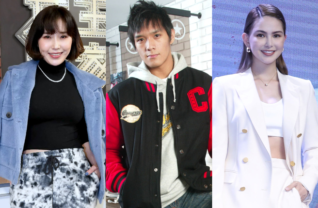 李銓涉嫌閃兵登新聞版面，昔與余筱萍（左）、昆凌（右）交往掀熱議。（圖／華視提供、陳信翰攝、陳俊吉攝）