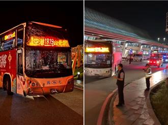 國光客運桃機自撞釀31人輕傷    業者：駕駛轉彎角度沒抓好