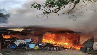 疑電線插座老舊走火 竹山公正巷古厝付之一炬