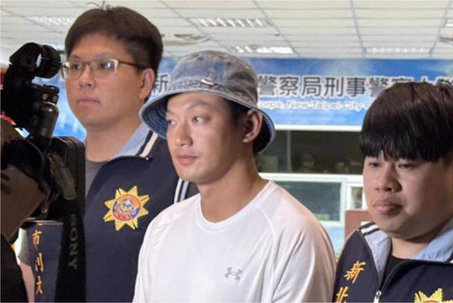 威廉移送新北地檢署，最終以50萬元交保。（王揚傑翻攝）