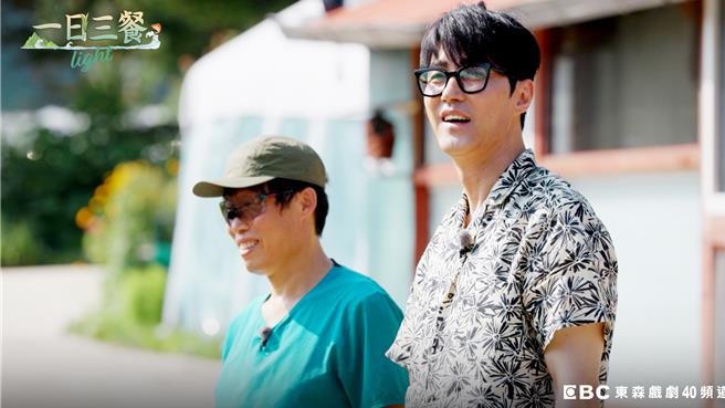 車勝元（右）與柳海鎮合作搭檔10年默契佳。（東森提供）