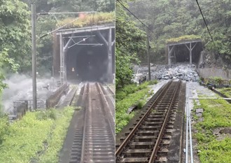 快訊》駕駛室視角曝！新自強號遇土石流卡隧道 斷電摸黑旅客驚魂