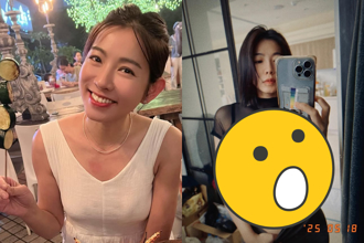 米可白「家裡沒大人」衣服亂穿！ 久違穿深V辣露豐滿北半球