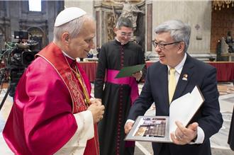 出席教宗就職典禮   陳建仁與盧比歐等各國政要互動