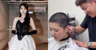 曹雅雯「剃平頭」伴父治療　經紀人曝背後原因藏洋蔥