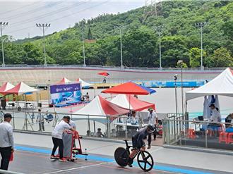 世壯運自由車場地賽台中登場 清水警力加強周邊維安