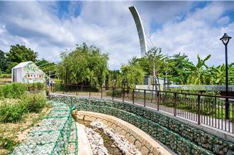 美到像在國外 300年嘉義道爺圳大改造 文學步道很文青