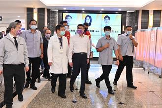 卓揆赴醫院慰問傷者 允諾儘速查明事故原因