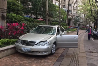 三峽78歲翁撞死3人！5年前衝人行道撞母嬰車禍照曝光 水泥花圃全碎