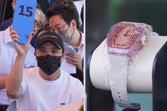 台中「粉鑽錶」3900萬拍出 得標者背景超大咖