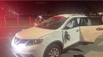 閃紅燈號誌未禮讓   高雄休旅車遭撞翻一圈乘客3人傷