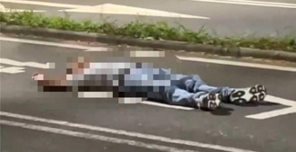 半夜爛醉臥大馬路險遭壓成「肉醬」   台南男挨罰500元