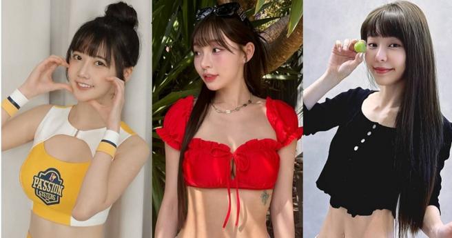 蔡衣宸（左起）、林襄、Yuri都從啦啦隊跨足戲劇。（圖／翻攝自IG）