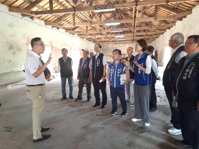 立委楊瓊瓔今天辦理會勘。（李京昇攝）