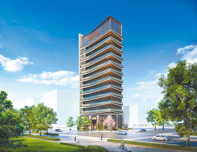 郡都集团高雄市鼓山区农十六凹子底公园企业总部建案照。图／业者提供