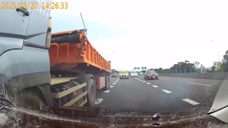 上國道竟遭「惡劣學長」後頂 車輛打轉死裡逃生