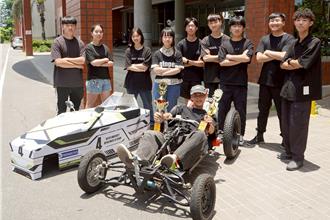 廢棄物葡萄藤化身車殼 大葉大學奪環保節能車賽雙獎