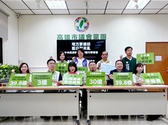 高雄一般性補助款遭刪52億　地方藍綠隔空互嗆