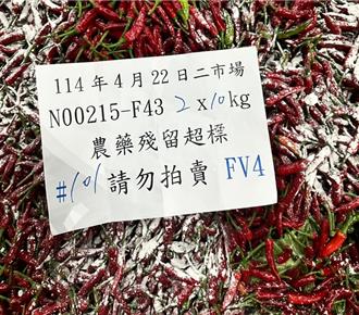 64件蔬果農藥殘留！北農銷毀逾13噸 辣椒、木瓜都上榜