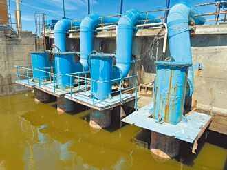 云林海口大排 重建防潮闸门