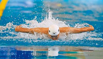 世壮运》蝶王许志杰金包铜 吃力但享受