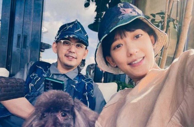 黃子佼、孟耿如傳出離婚，結束5年婚姻，終究抵擋不住老公的負面風波。（圖／臉書）