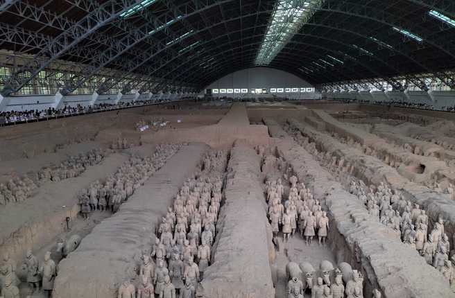 图为秦始皇陵兵马俑。（示意图，中时资料照，焦捷摄）
