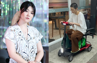 曹雅雯頂平頭照顧躺床父！ 「憔悴瘦弱」病房照曝光惹心疼