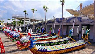 林园传统龙舟赛将登场 循古礼点睛祈求顺利