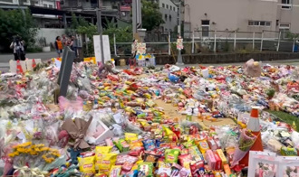 三峽車禍悼念亂象！食物腐臭、垃圾成堆 清潔隊熬夜4小時清理