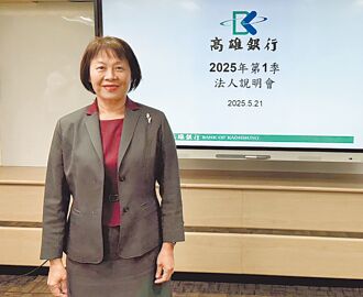 高雄銀行Q1獲利成長 亮眼