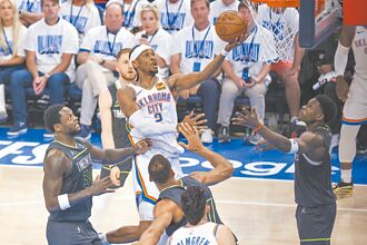 NBA》灰狼末節5分鐘大當機 雷霆拔頭籌