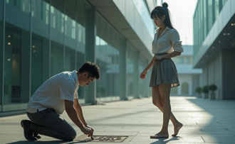 噁男癡纏女同事站崗廁所外！遭公司開除竟「跪地刻她名字」