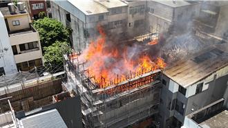 苗栗市建案工地窜恶火 延烧补习班与民宅